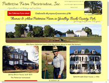 Tablet Screenshot of pattersonfarmpreservation.com